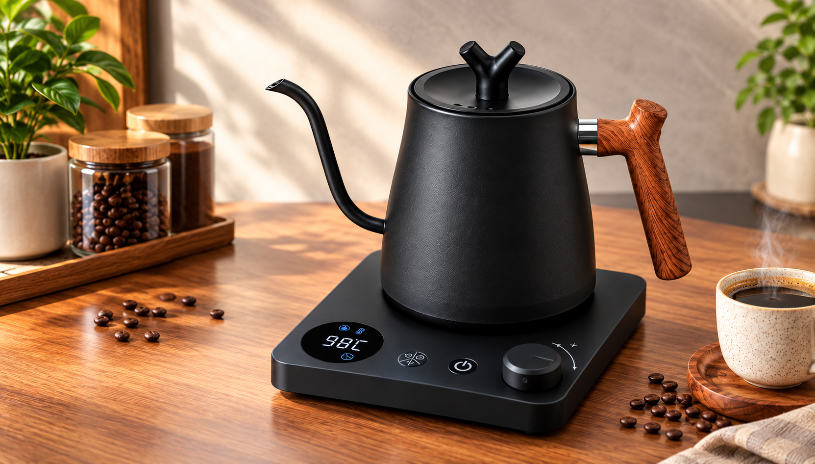 Hot Kettle Plate with Kettle – 1500W Temperature Control